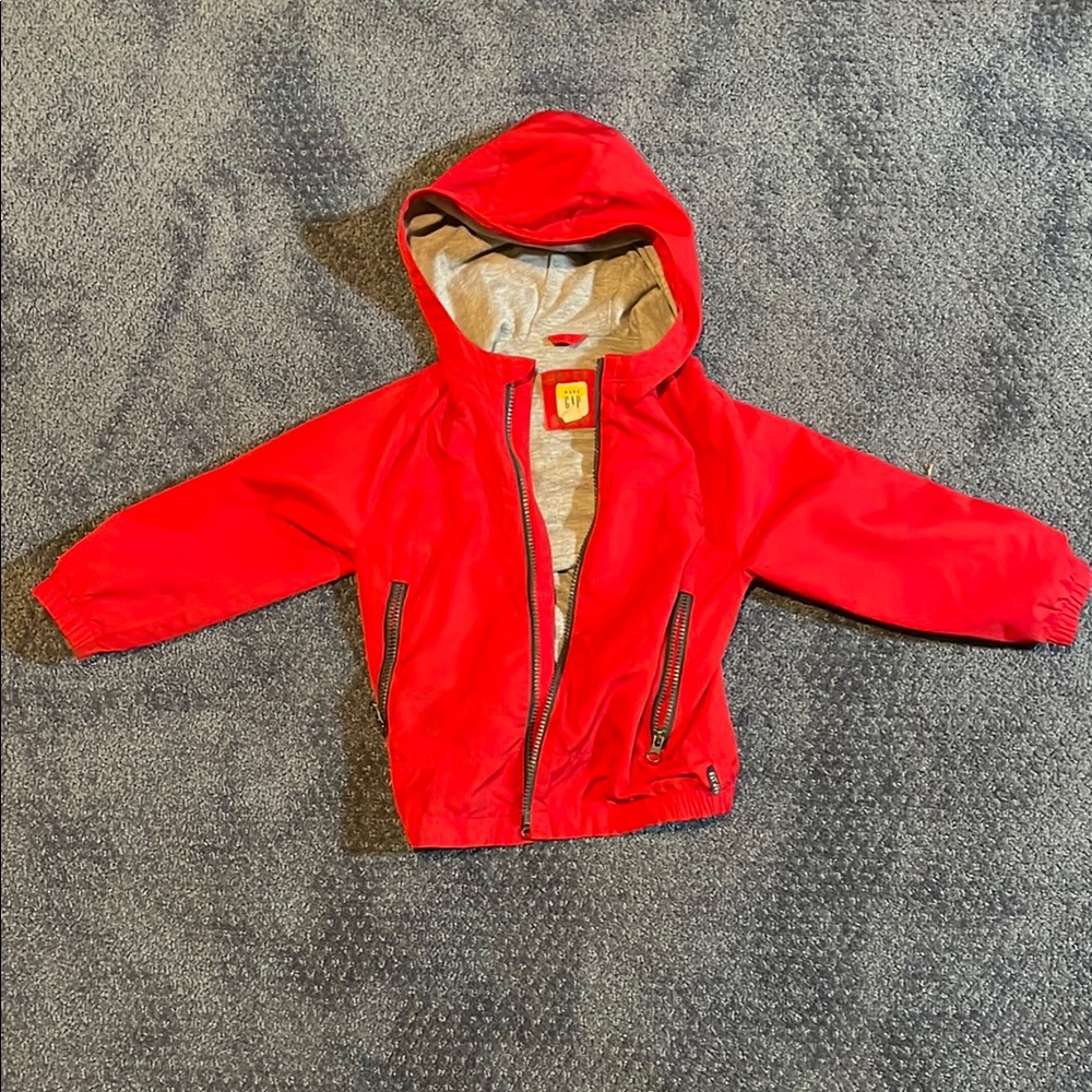 Gap Kids Red Hooded Jacket